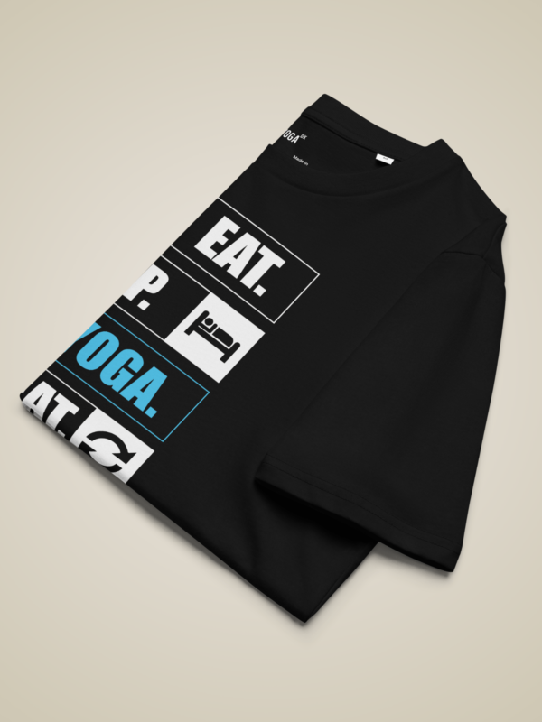 eat sleep Yoga Repeat funny yoga T-shirt