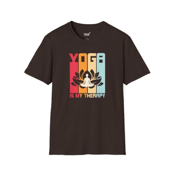 Yoga Is My Therapy Yoga T-Shirt - Image 2