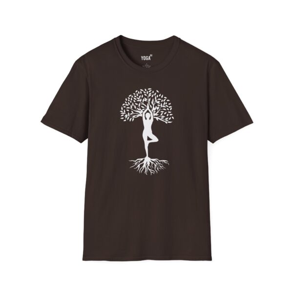Vrksasana Tree Yoga T-Shirt - Image 6