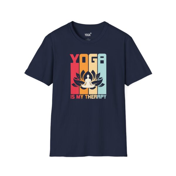 Yoga Is My Therapy Yoga T-Shirt - Image 3