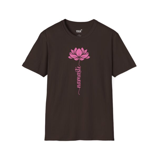Namaste Lotus Yoga T-Shirt - Image 2