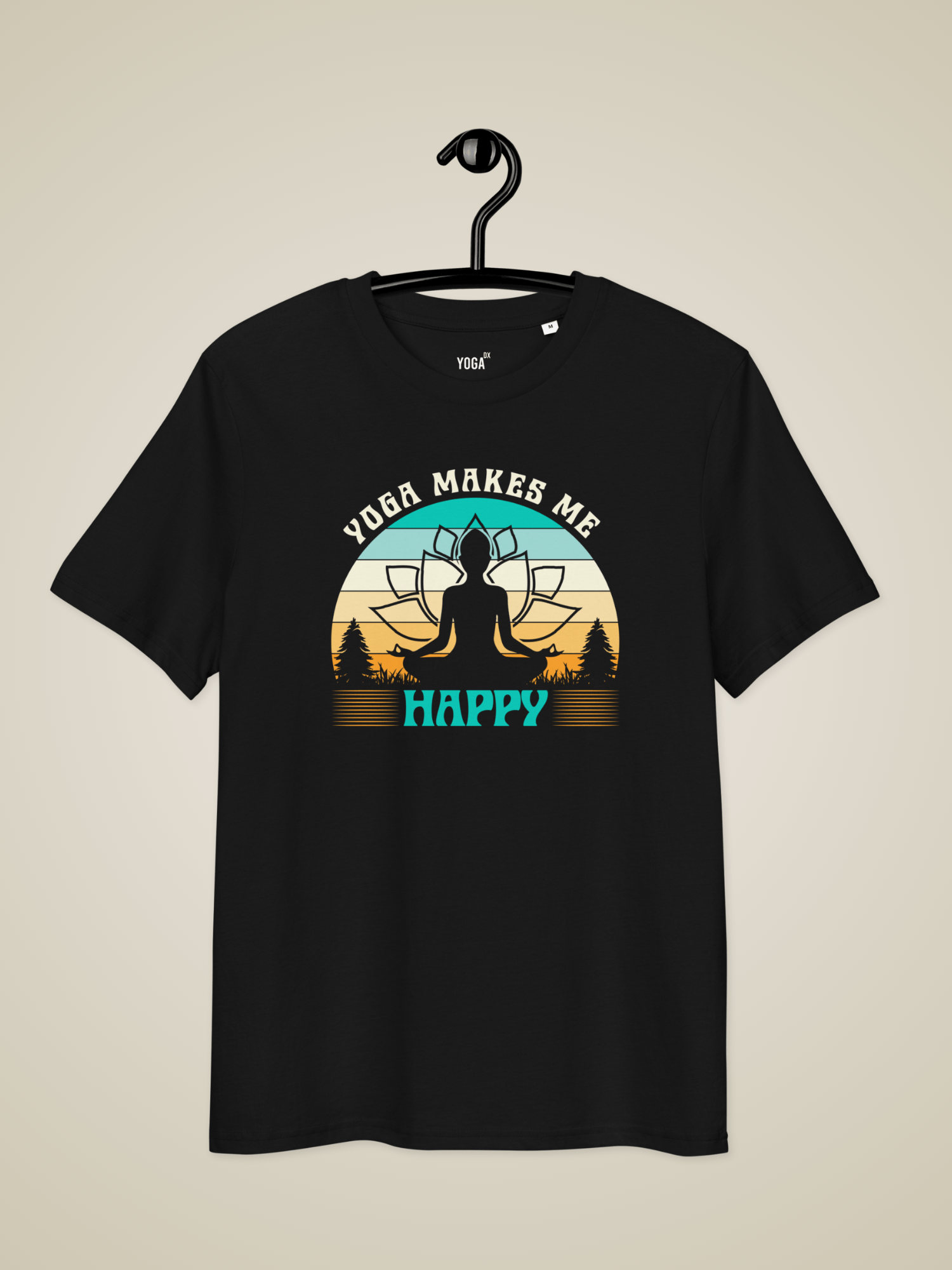 yoga Makes me happy yoga t-shirt