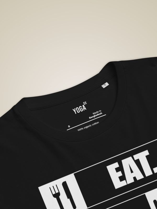 eat sleep Yoga Repeat funny yoga T-shirt