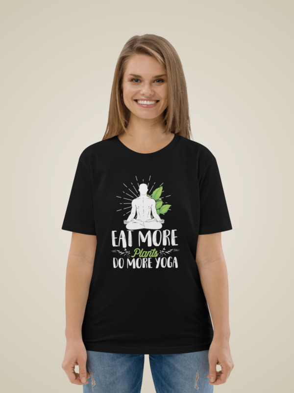 Eat More Plants Do More Yoga T-Shirt