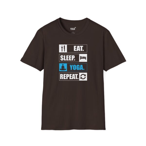 Eat Sleep Yoga Repeat T-shirt for Yoga Lovers - Image 2