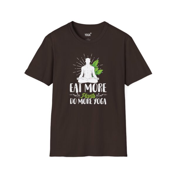 Eat More Plants Do More Yoga T-Shirt - Image 7