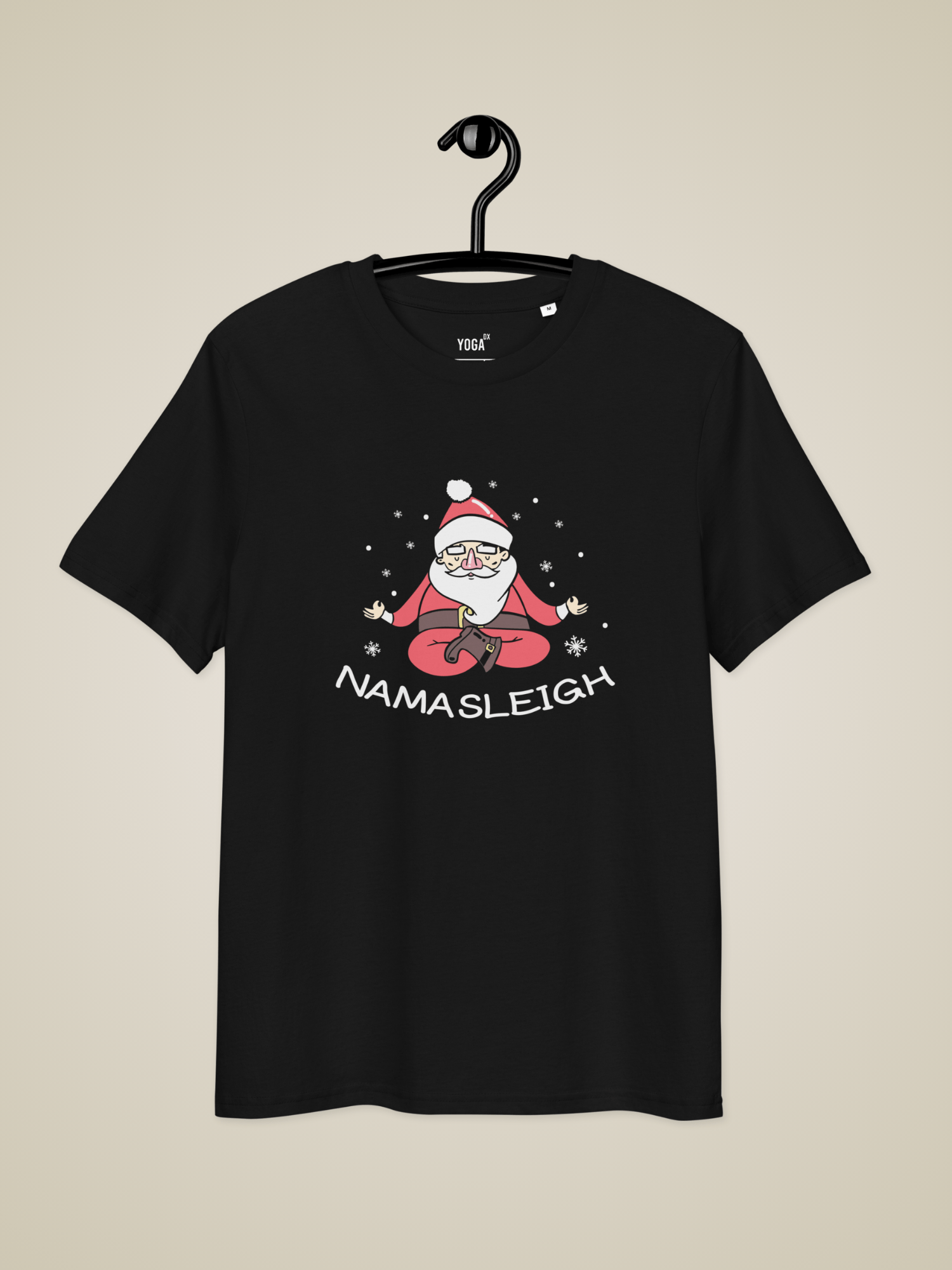 Namasleigh – Santa Finds His Inner Peace” Yoga T-Shirt